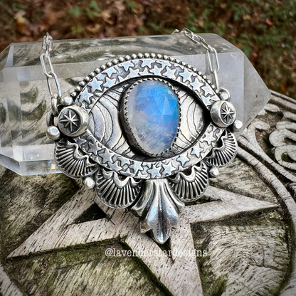 Moonstone Evil Eye Talisman