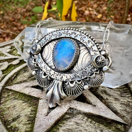 Moonstone Evil Eye Talisman