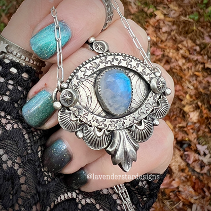 Moonstone Evil Eye Talisman