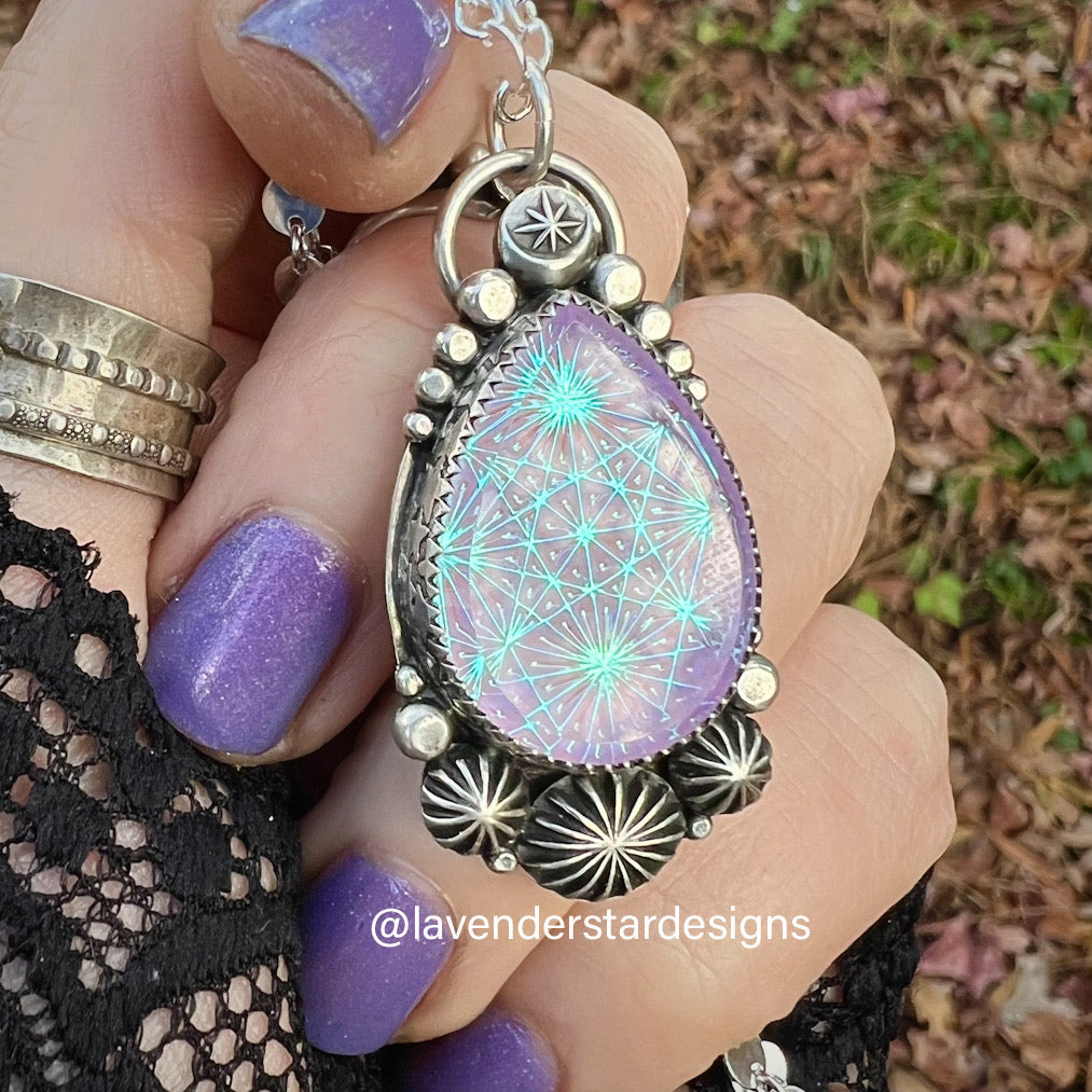 Kaleidoscope Galaxy Pendant