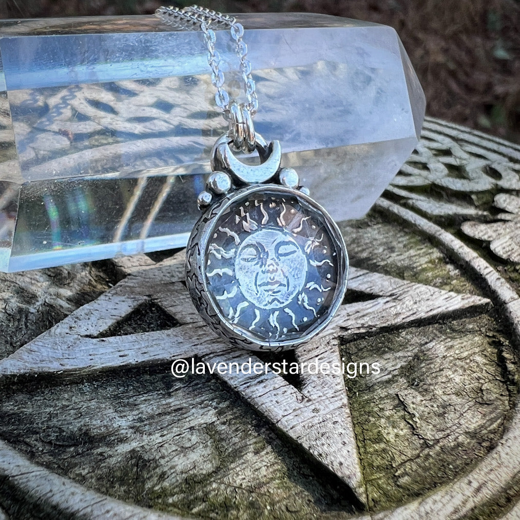 **Made-to-Order** Quartz Sunscape Pendant