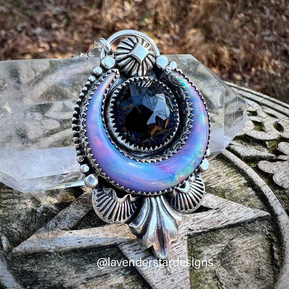 Aurora Opal & Black Onyx Lunar Dream