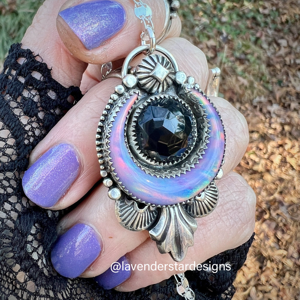 Aurora Opal & Black Onyx Lunar Dream