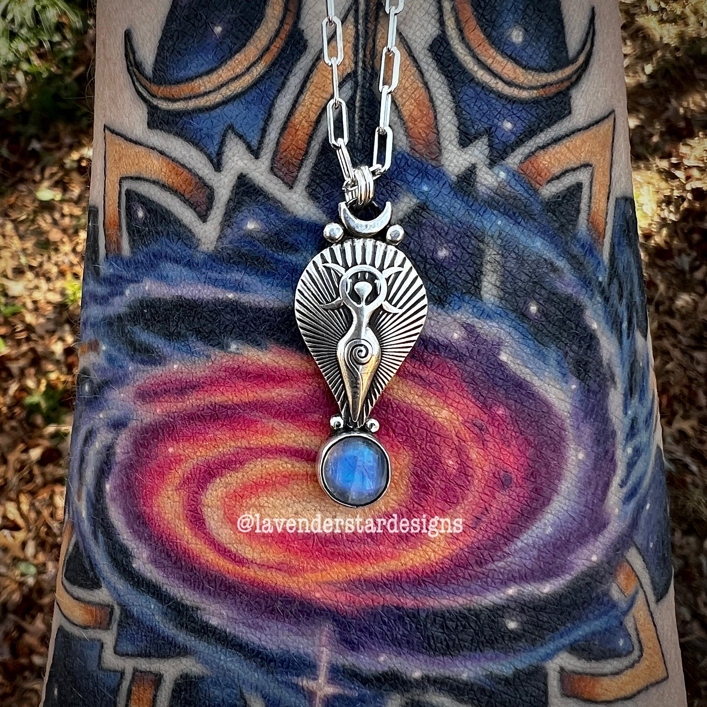 Moon Goddess Pendant ~ Moonstone