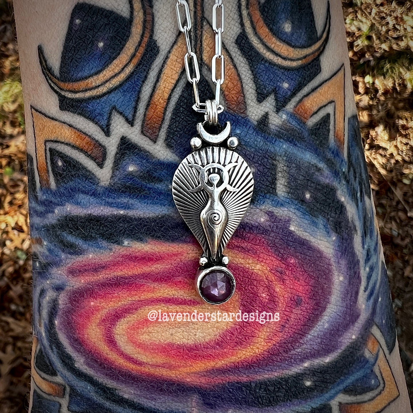 Moon Goddess Pendant ~ Star Sapphire