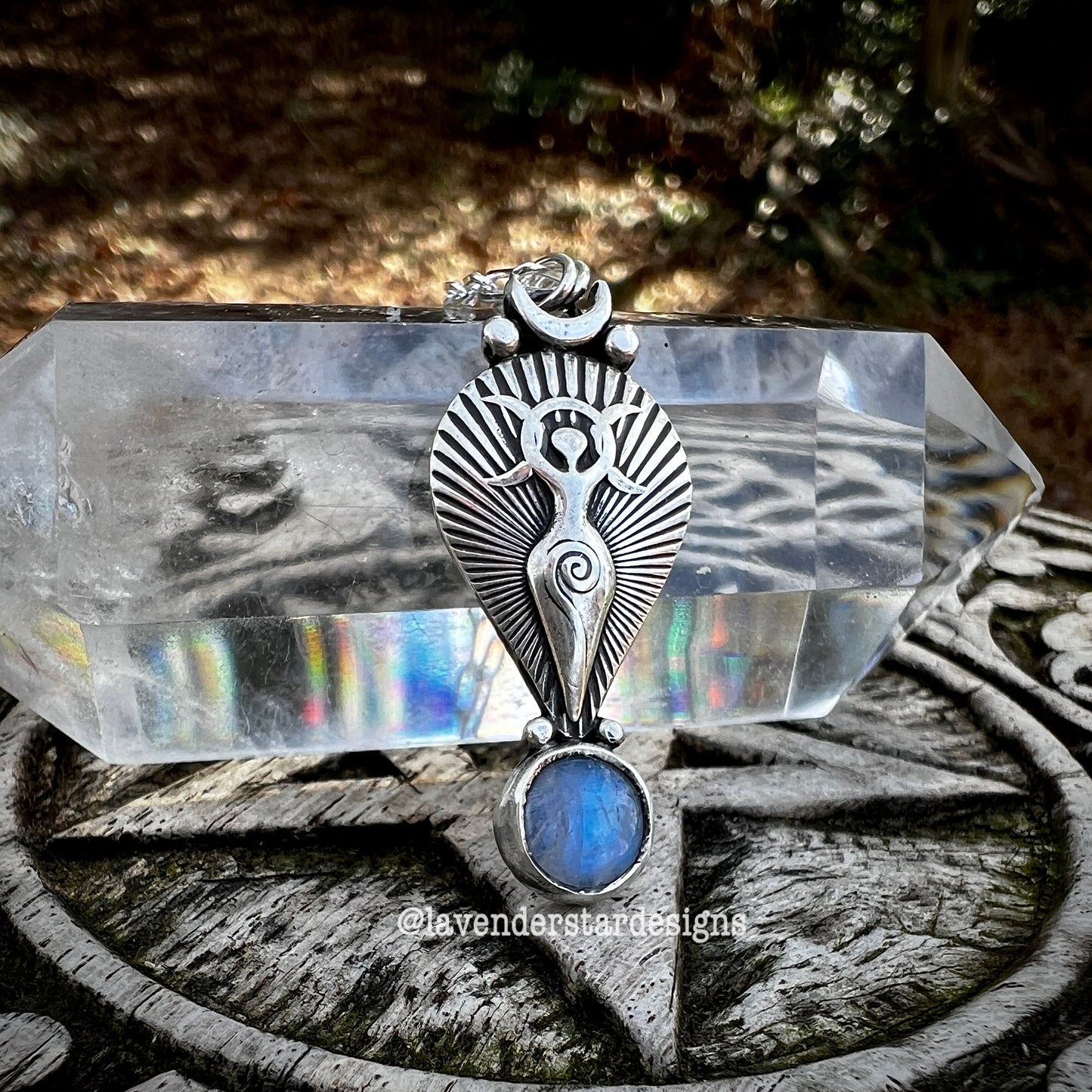 Moon Goddess Pendant ~ Moonstone