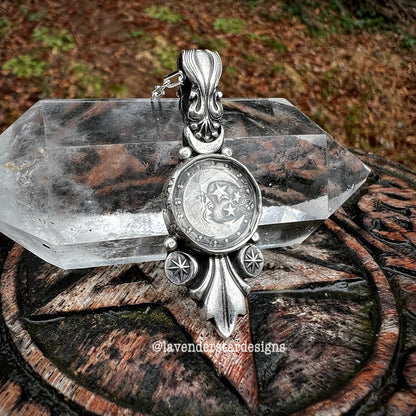 **Made-to-Order** Celestial Serenade Pendant ~ Quartz