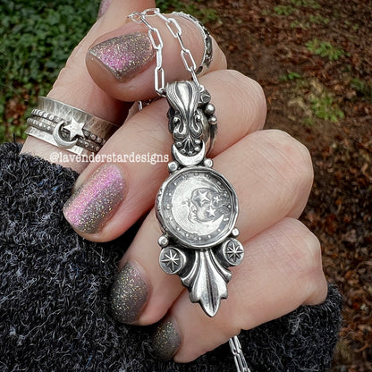 **Made-to-Order** Celestial Serenade Pendant ~ Quartz