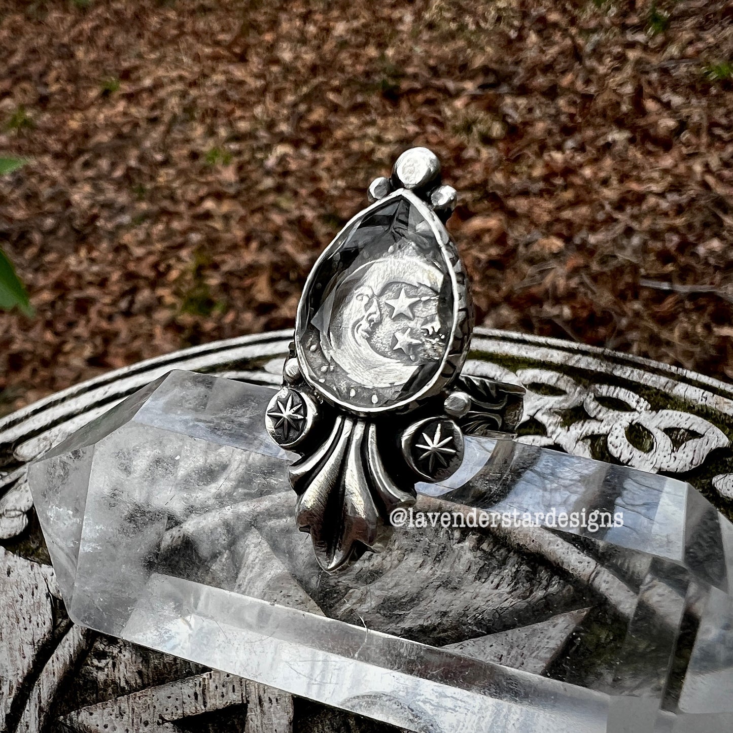 **Made-to-Size** Celestial Serenade Ring ~ Quartz