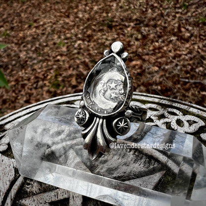 **Made-to-Order** Celestial Serenade Ring ~ Quartz