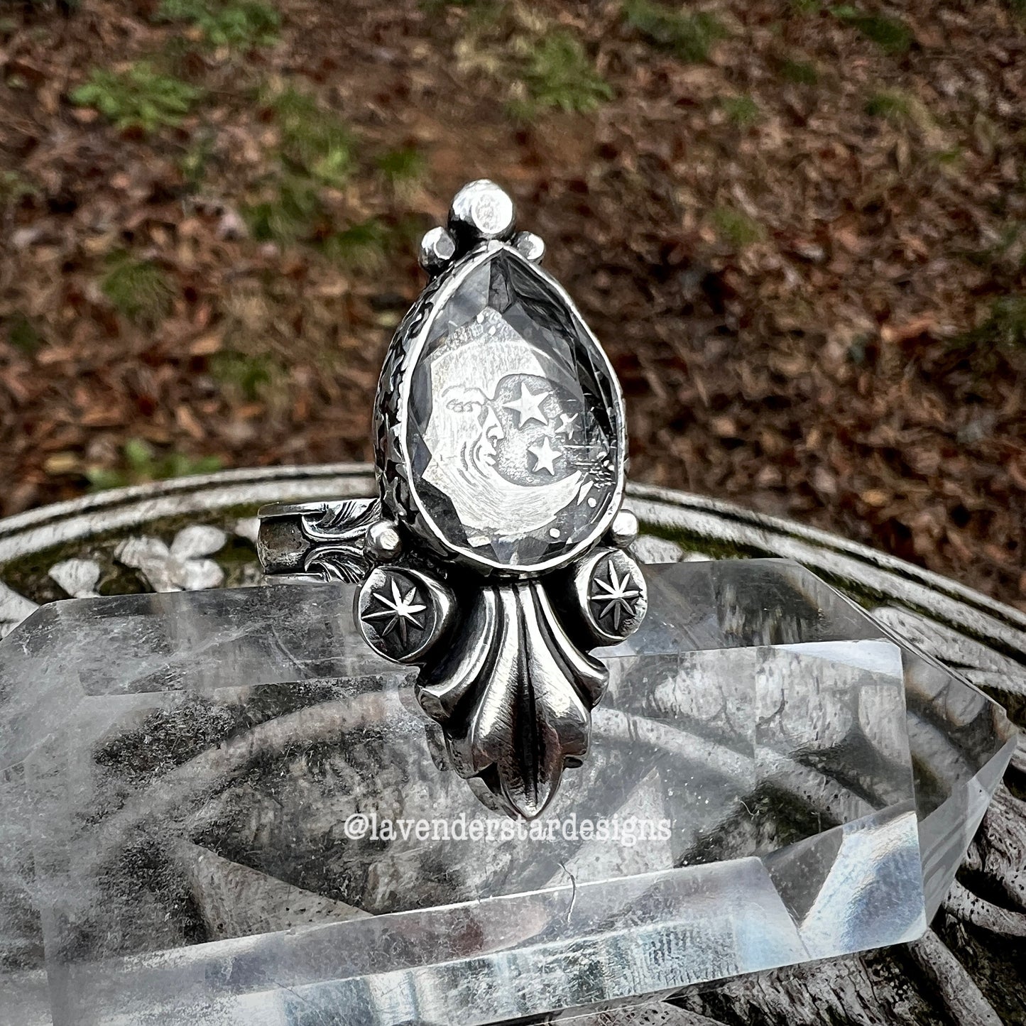 **Made-to-Size** Celestial Serenade Ring ~ Quartz