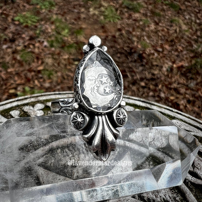 **Made-to-Order** Celestial Serenade Ring ~ Quartz