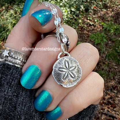 **Made-To-Order** Sand Dollar Necklace