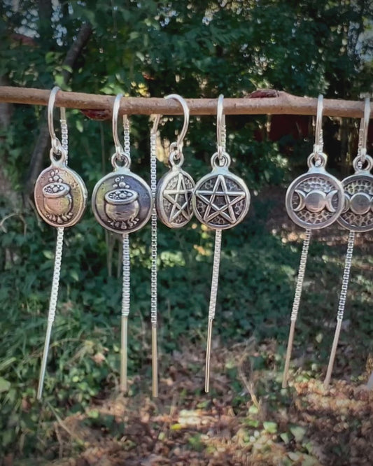 Thistle Threader Earrings ✦ Pre-order